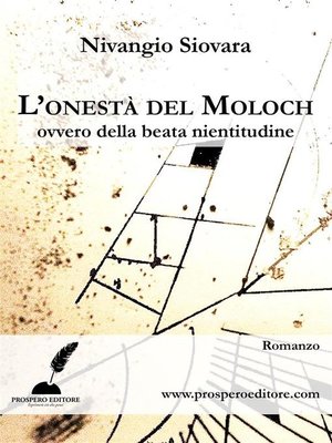cover image of L'onestà del Moloch